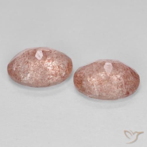 Shop natural 3.10ct Orange rose Quartz fraise gems, ovale, from Russie at GemSelect. In stock, global shipping!