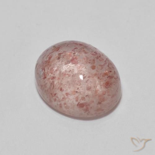 2.70ct Naturel Rose Quartz Fraise, ovale, Transparent