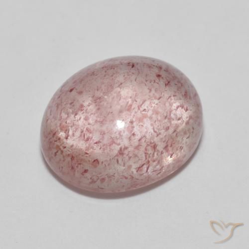 5.89ct Naturel Rose moyen Quartz fraise, ovale, Transparent