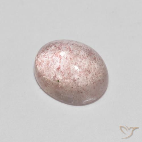 2.19ct Naturel Rose clair Quartz Fraise, ovale, Transparent