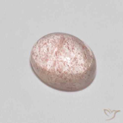 2.50ct Naturel Rose clair Quartz Fraise, ovale, Transparent