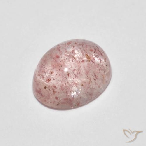 2.34ct Naturel Rose clair Quartz Fraise, ovale, Transparent