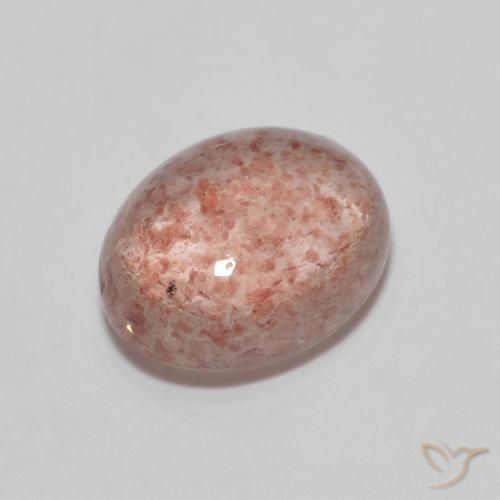 Quartz Fraise Rose naturelle ovale, 2.23 ct, Transparent