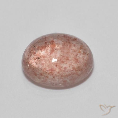 Quartz Fraise Rose naturelle ovale, 2.23 ct, Transparent