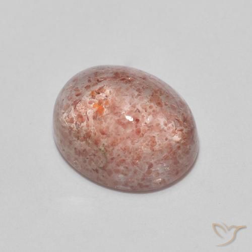Quartz fraise Rose moyen naturelle ovale, 2.37 ct, Transparent
