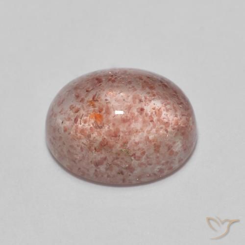 Quartz fraise Rose moyen naturelle ovale, 2.37 ct, Transparent