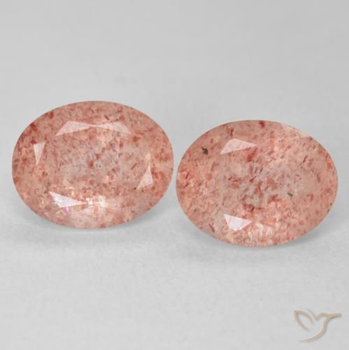 Shop natural 3.82ct Rouge coccinelle Quartz fraise gems, ovale, from Brésil at GemSelect. In stock, global shipping!