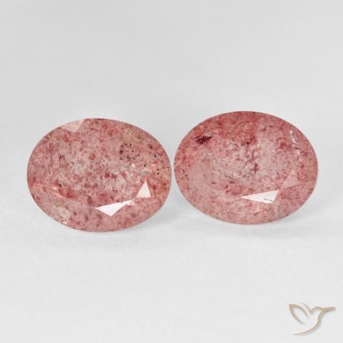 Shop natural 5.15ct Medium Light-Pink Quartz fraise gems, ovale, from Russie at GemSelect. In stock, global shipping!