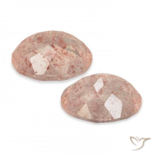 Shop natural 6.89ct Light Grapefruit Pink Quartz fraise gems, ovale, from Russie at GemSelect. In stock, global shipping!