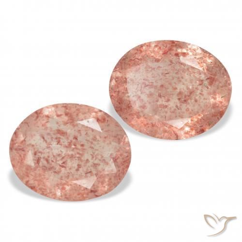 Shop natural 5.14ct Rose pamplemousse Quartz fraise gems, ovale, from Russie at GemSelect. In stock, global shipping!