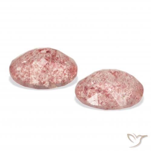 Shop natural 5.91ct Rose foncé Quartz fraise gems, ovale, from Russie at GemSelect. In stock, global shipping!