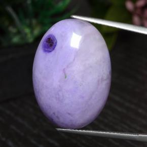 Sugilite multicolore naturelle coupe ovale, 20,20 ct, opaque
