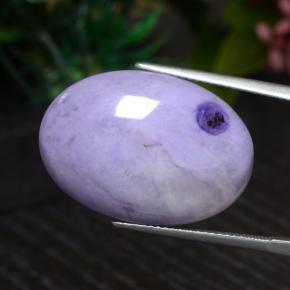 Sugilite multicolore naturelle coupe ovale, 20,20 ct, opaque