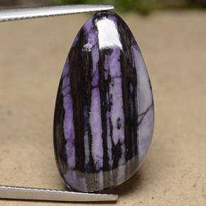 Sugilite Multicolore naturelle Forme fantaisie, 17.14 ct, Opaque