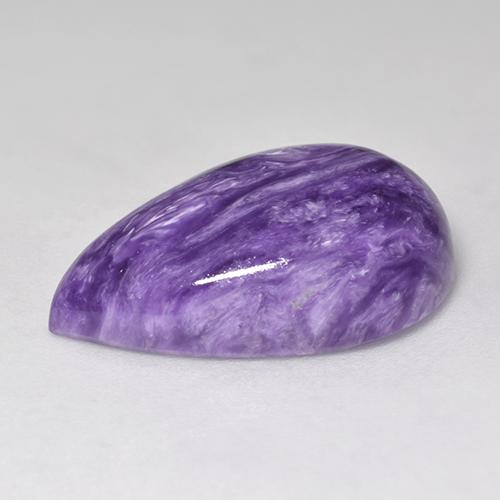 Sugilite Violet pourpre léger naturelle En forme de poire, 11.47 ct, Opaque