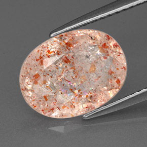 Pierre de Soleil  Orange naturelle Transparent, 2.78 ct, Transparent / Translucide