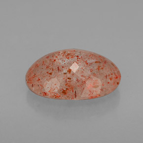 Pierre de Soleil  Orange naturelle Transparent, 2.74 ct, Transparent / Translucide