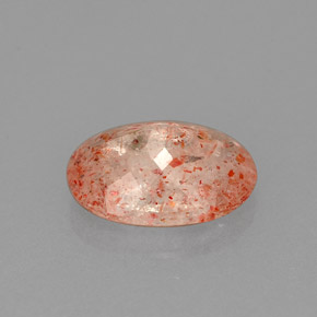 Pierre de Soleil  Orange naturelle Transparent, 1.61 ct, Transparent / Translucide