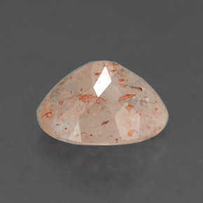 Pierre de soleil orange naturelle transparent, 1,01 ct, transparent / translucide