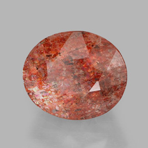 Pierre de soleil orange naturelle transparent, 2,75 ct, transparent / translucide
