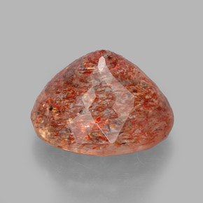 Pierre de soleil orange naturelle transparent, 2,75 ct, transparent / translucide