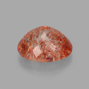 Pierre de soleil orange naturelle transparent, 1,70 ct, transparent / translucide