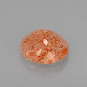 Pierre de soleil orange naturelle transparent, 1,96 ct, transparent / translucide