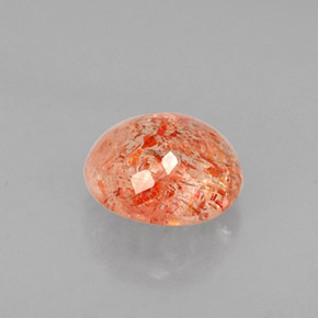 Pierre de Soleil  Orange naturelle Transparent, 1.06 ct, Transparent / Translucide