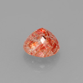 Pierre de Soleil  Orange naturelle Transparent, 1.00 ct, Transparent / Translucide