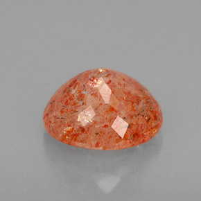 Pierre de Soleil  Orange naturelle Transparent, 1.69 ct, Transparent / Translucide