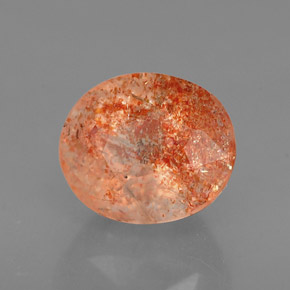 Pierre de Soleil  Orange naturelle Transparent, 1.68 ct, Transparent / Translucide