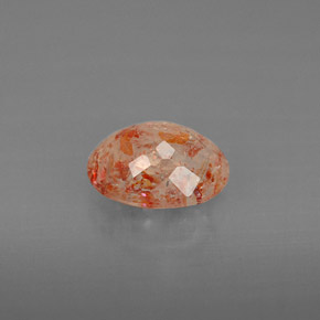 Pierre de Soleil  Orange naturelle Transparent, 1.12 ct, Transparent / Translucide