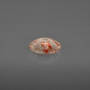 Pierre de soleil orange naturelle transparent, 0,69 ct, transparent / translucide