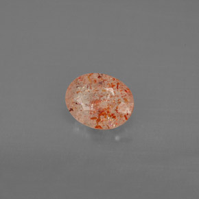 Pierre de Soleil  Orange naturelle Transparent, 0.83 ct, Transparent / Translucide