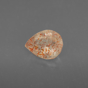 Pierre de Soleil  Orange naturelle Transparent, 0.74 ct, Transparent / Translucide