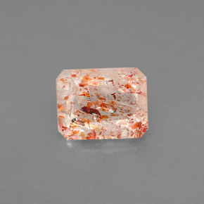 Pierre de Soleil  Orange naturelle Transparent, 1.59 ct, Transparent / Translucide