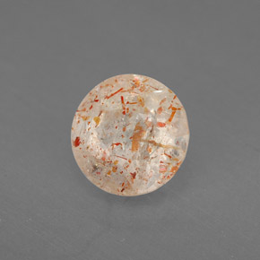 Pierre de Soleil  Orange naturelle Transparent, 2.31 ct, Transparent / Translucide