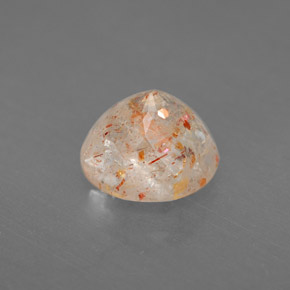 Pierre de Soleil  Orange naturelle Transparent, 2.31 ct, Transparent / Translucide
