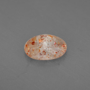 Pierre de Soleil  Orange naturelle Transparent, 1.33 ct, Transparent / Translucide