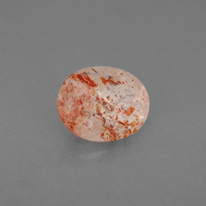 Pierre de soleil orange naturelle transparent, 1,34 ct, transparent / translucide