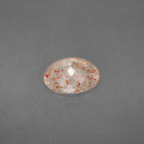 Pierre de soleil orange naturelle transparent, 1,68 ct, transparent / translucide