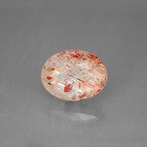 Pierre de Soleil  Orange naturelle Transparent, 2.43 ct, Transparent / Translucide