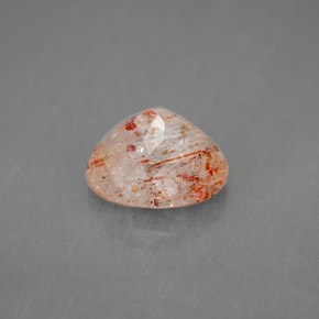 Pierre de Soleil  Orange naturelle Transparent, 2.43 ct, Transparent / Translucide