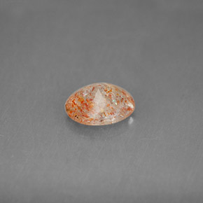Pierre de soleil orange naturelle transparent, 1,10 ct, transparent / translucide