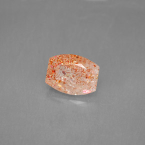 Pierre de Soleil  Orange naturelle Transparent, 1.57 ct, Transparent / Translucide