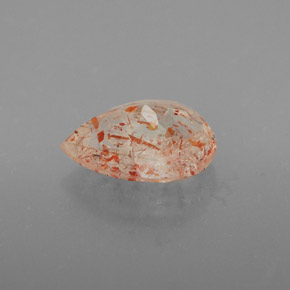 Pierre de Soleil  Orange naturelle Transparent, 2.26 ct, Transparent / Translucide