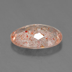 Pierre de Soleil  Orange naturelle Transparent, 2.34 ct, Transparent / Translucide