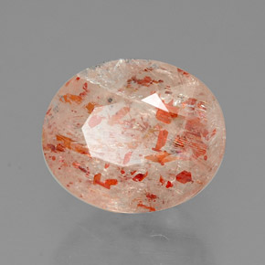 Pierre de Soleil  Orange naturelle Transparent, 2.11 ct, Transparent / Translucide