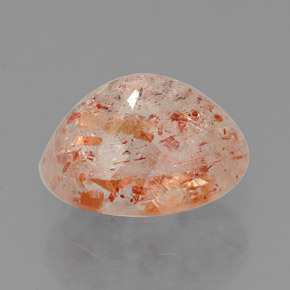 Pierre de Soleil  Orange naturelle Transparent, 2.11 ct, Transparent / Translucide