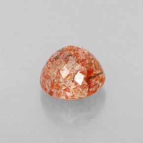 Pierre de soleil orange naturelle transparent, 1,98 ct, transparent / translucide
